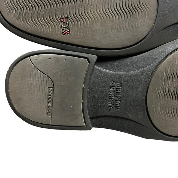 Johnston Murphy XC4 Black Sheep Leather Waterproof Derby Blucher Mens 9.5M Italy - Picture 13 of 14